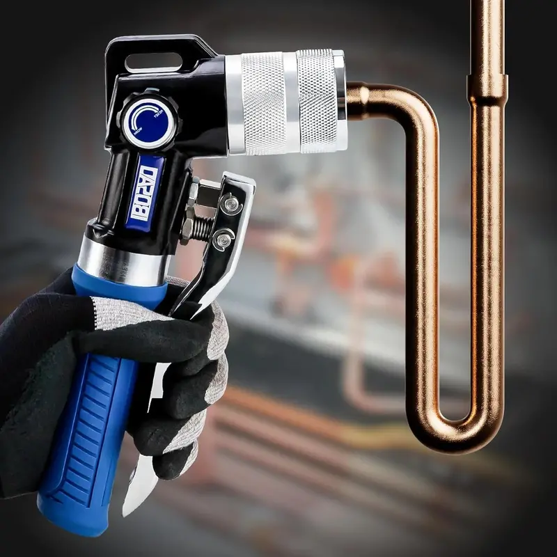 Hydraulic Copper Tube Expander Kit — Adjustable for 3/8" to 1-1/8" Tubing in HVAC and Plumbing Installations