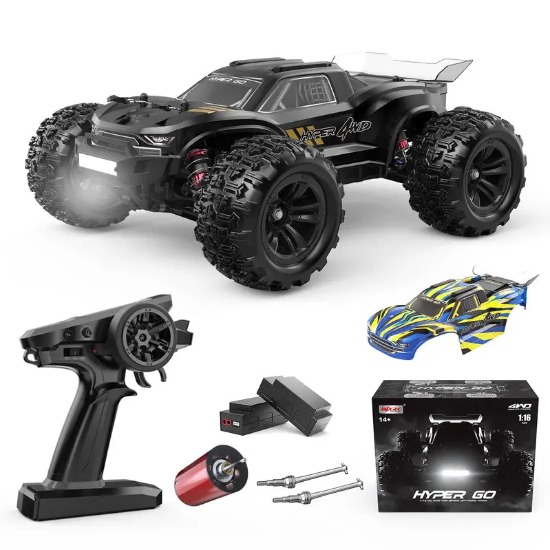 HYPER GO H16BM 1/16 Scale Brushless RC Car – Ready-to-Run Off-Road Racer, 42 MPH Max Speed