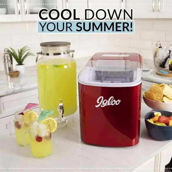 Igloo ICEB26RR Portable Countertop Electric Ice Maker