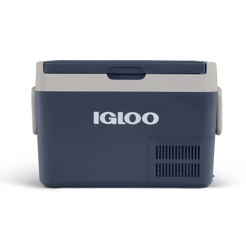 Igloo ICF 32 Active 38-Qt Portable Electric Cooler – Rugged Blue 12V/110V Refrigeration Unit