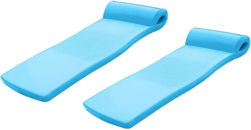 Inflatable Pool Lounger Raft Set – Two-Piece Floating Mat for Relaxation and Water Play