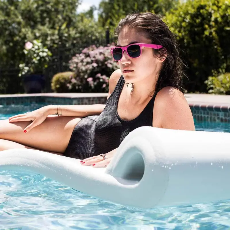 Inflatable Pool Lounger Raft Set – Two-Piece Floating Mat for Relaxation and Water Play