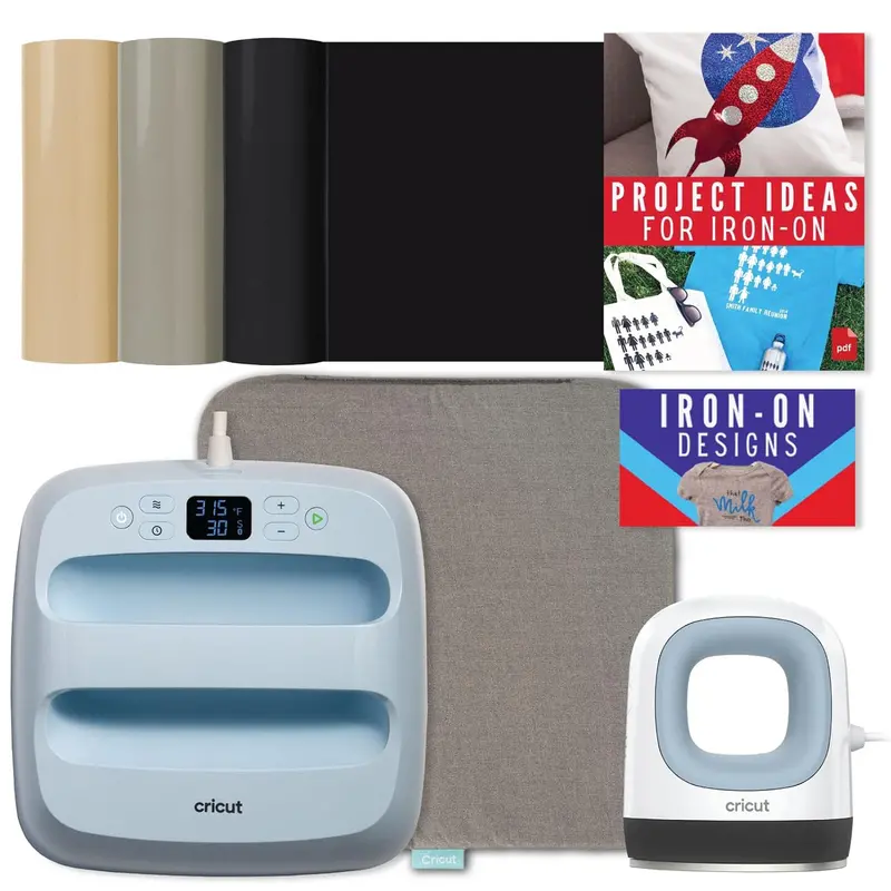 Infusible Ink Starter Kit – Includes 9" × 9" Cutting Mat, Transfer Sheets, Fine-Tip Markers, Heat-Resistant Coasters, and 20" × 16" Press Mat for Custom Crafting