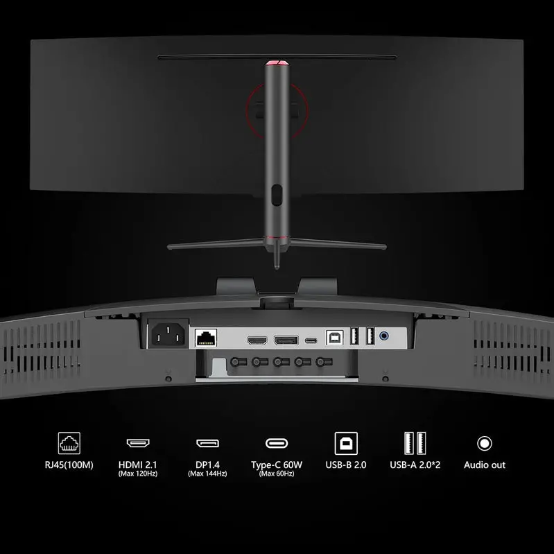 INNOCN 49C1G Ultra-Wide Curved Gaming Monitor – 49" HDR400 Display, 144Hz Refresh Rate, USB-C Connectivity