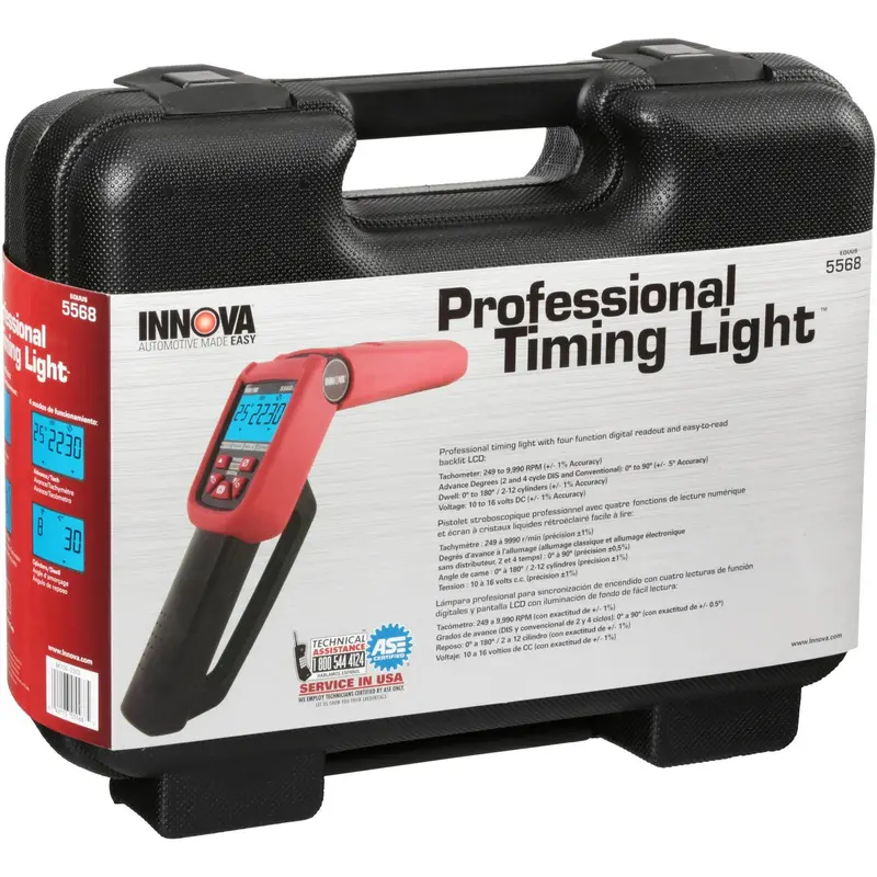 Innova 5568 Pro Digital Timing Light – DIS-Compatible Automotive Diagnostic Tool for Modern Ignition Systems