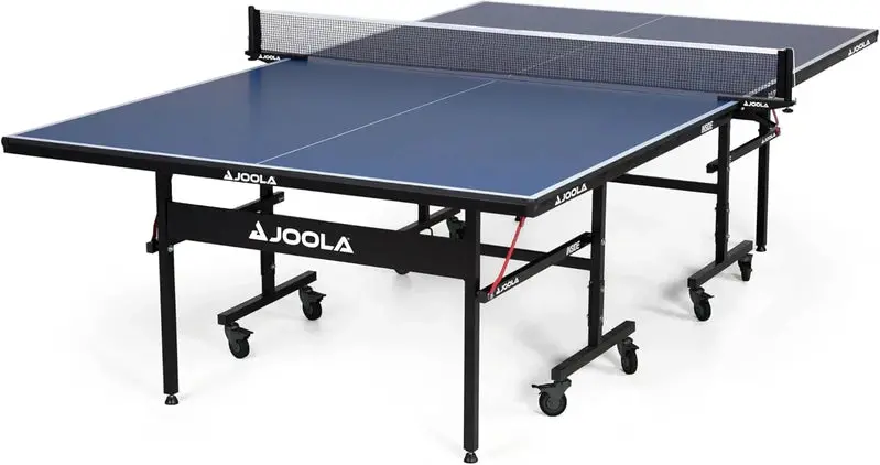 Inside Professional Indoor Table Tennis Table – Tournament-Grade MDF Surface, Quick-Clamp Net, Foldable with Playback Mode, Assembles in Under 10 Minutes