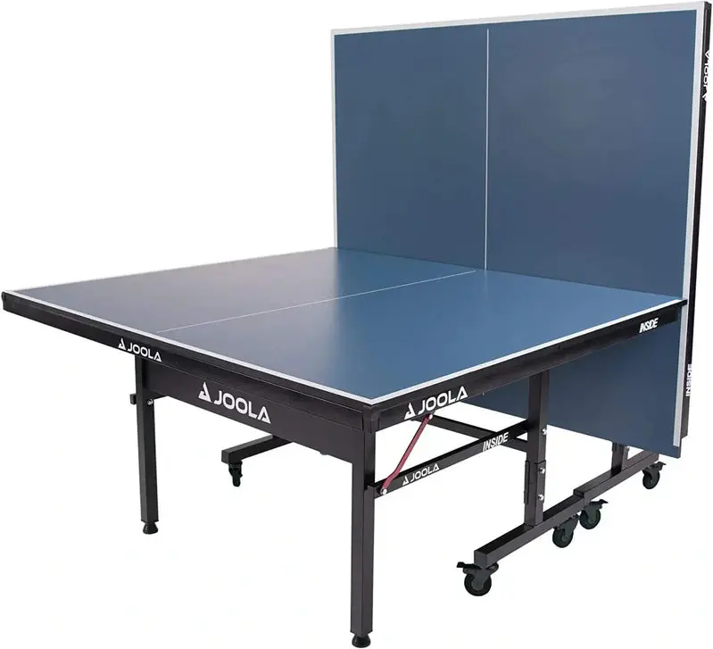 Inside Professional Indoor Table Tennis Table – Tournament-Grade MDF Surface, Quick-Clamp Net, Foldable with Playback Mode, Assembles in Under 10 Minutes