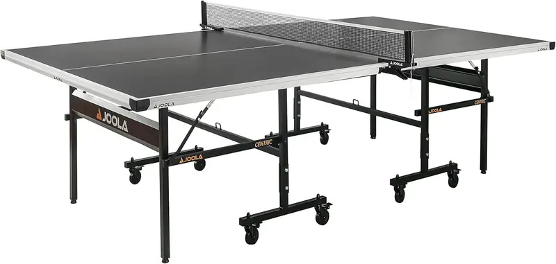 Inside Professional Indoor Table Tennis Table – Tournament-Grade MDF Surface, Quick-Clamp Net, Foldable with Playback Mode, Assembles in Under 10 Minutes