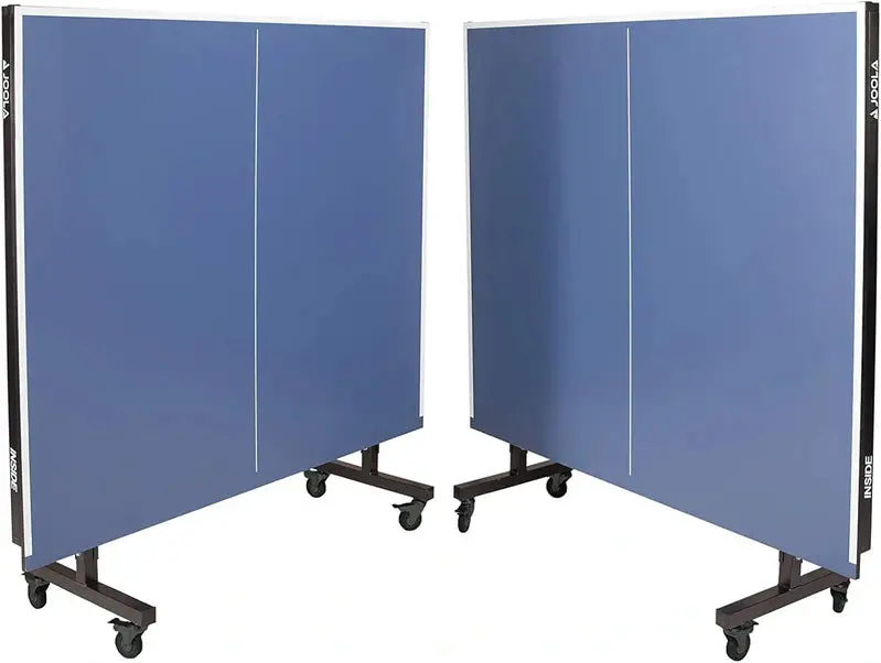 Inside Professional Indoor Table Tennis Table – Tournament-Grade MDF Surface, Quick-Clamp Net, Foldable with Playback Mode, Assembles in Under 10 Minutes