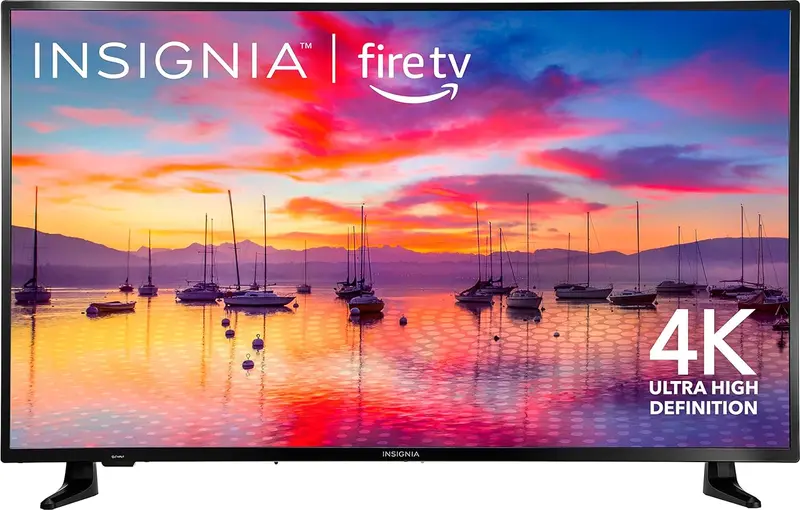 Insignia F30 Series 50-Inch 4K UHD Smart Fire TV – Integrated Alexa Voice Remote and Streaming Services