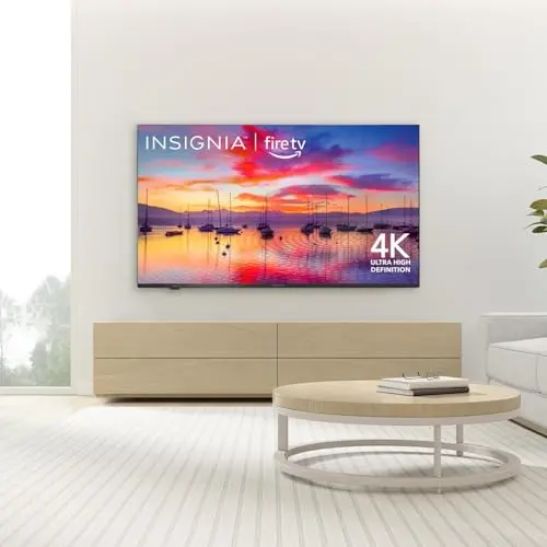 Insignia F30 Series 50-Inch 4K UHD Smart Fire TV – Integrated Alexa Voice Remote and Streaming Services