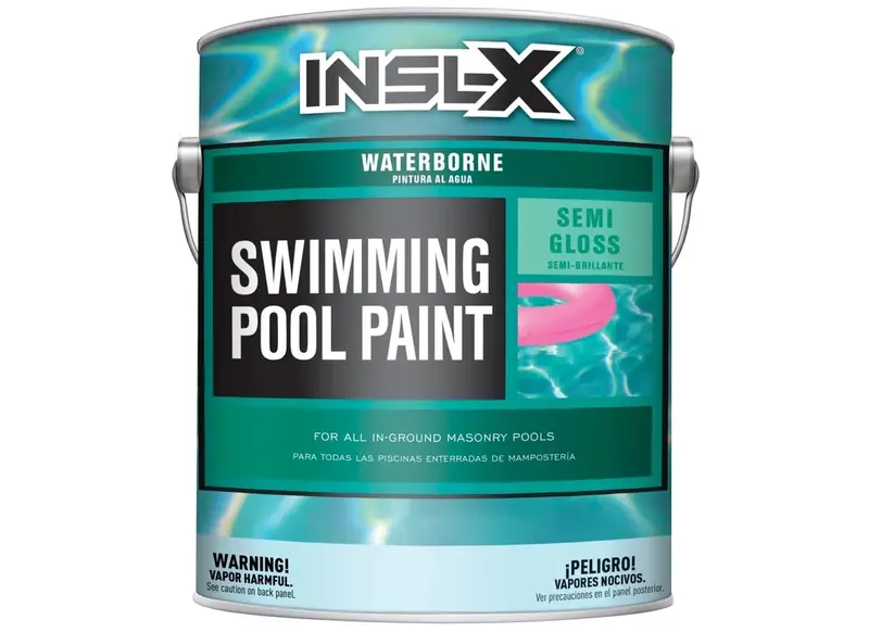 Insl-X Royal Blue Semi-Gloss Water-Based Pool Paint – 1-Gallon Eco-Conscious Coating (WR1024092-01) 2