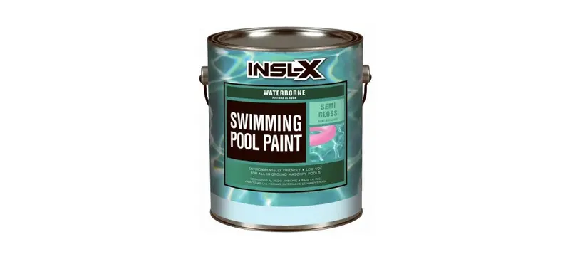 Insl-X Royal Blue Semi-Gloss Water-Based Pool Paint – 1-Gallon Eco-Conscious Coating (WR1024092-01)