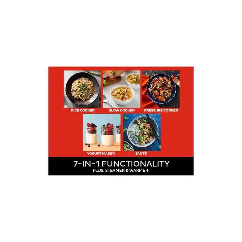 Instant Pot Duo 8QT Multi-Cooker – Stainless Steel 7-in-1 Smart Appliance with Pre-Programmed Cooking Modes