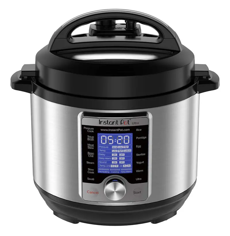 Instant Pot Ultra Mini 3-Qt Pressure Cooker — 16-in-1 Stainless Steel Smart Appliance Featuring Touchscreen Controls