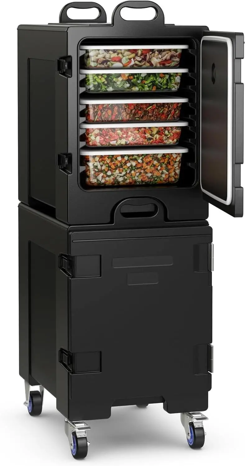 Insulated Food Pan Carrier – Holds Five Full-Size Gastronorm Pans, Engineered for Extended Thermal Retention