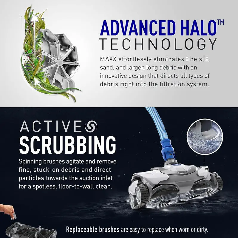 Intelligent Suction-Side Pool Cleaner – Adaptive Navigation and Halo Debris-Lift Technology for Efficient Cleaning Across All Pool Surfaces