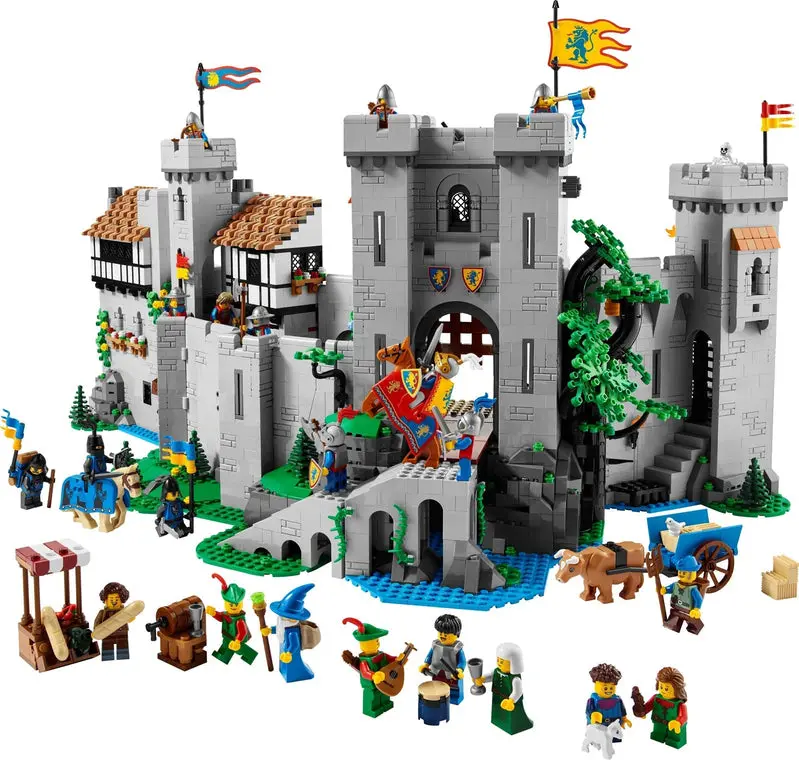 Interactive Medieval Castle Playset Featuring Lion Knights Theme