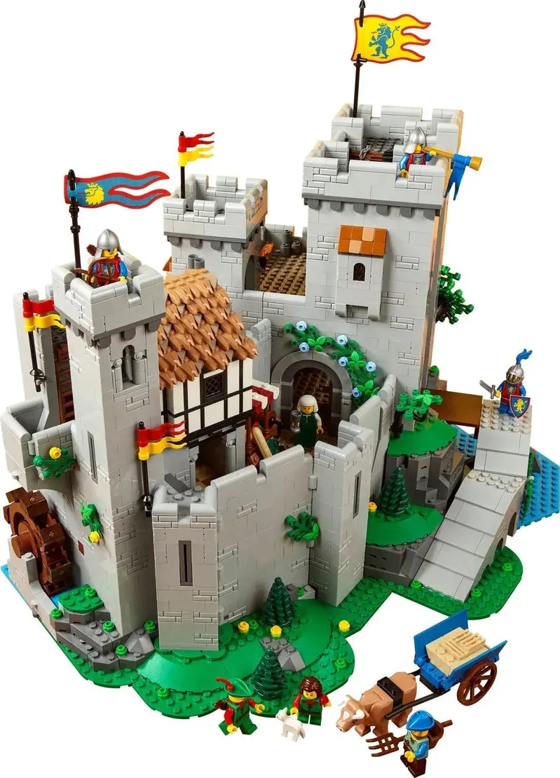 Interactive Medieval Castle Playset Featuring Lion Knights Theme