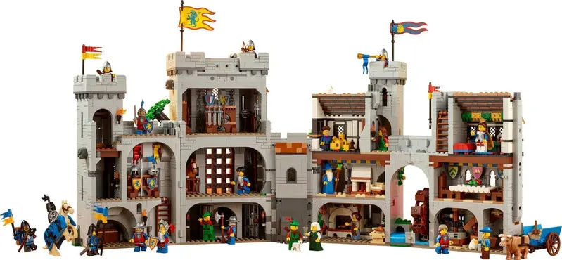 Interactive Medieval Castle Playset Featuring Lion Knights Theme