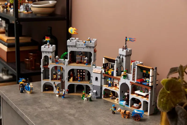 Interactive Medieval Castle Playset Featuring Lion Knights Theme