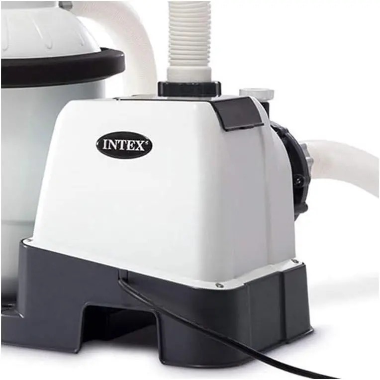 Intex Krystal Clear 16-Inch Sand Filter Pump – 3,000 GPH System with Timer, GFCI Safety, and 6-Function Valve for Above-Ground Pools