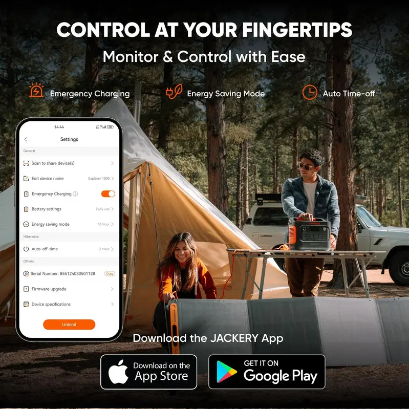 Jackery Explorer 1000 v2 Portable Power Station – 1002Wh LiFePO4 Battery, Solar-Compatible, Silent Off-Grid Energy Solution