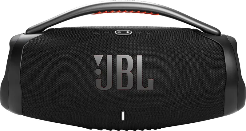 JBL Boombox 3 Portable Bluetooth Speaker – Waterproof, Immersive 360° Audio, Matte Black Finish