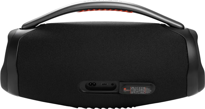 JBL Boombox 3 Portable Bluetooth Speaker – Waterproof, Immersive 360° Audio, Matte Black Finish