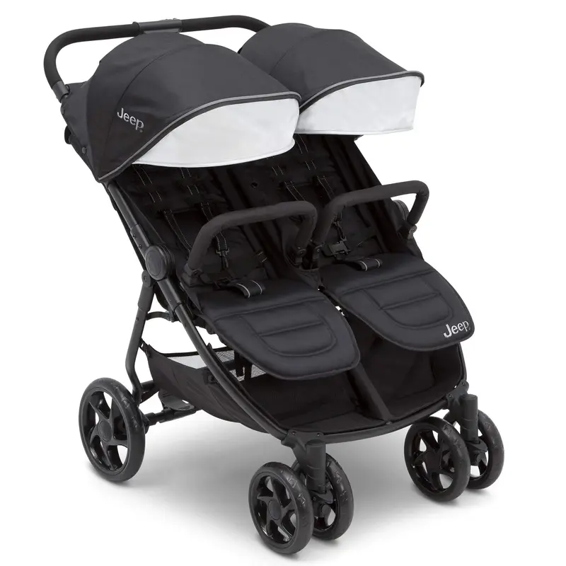 Jeep Destination Ultralight Double Stroller for Toddlers – Side-by-Side Design