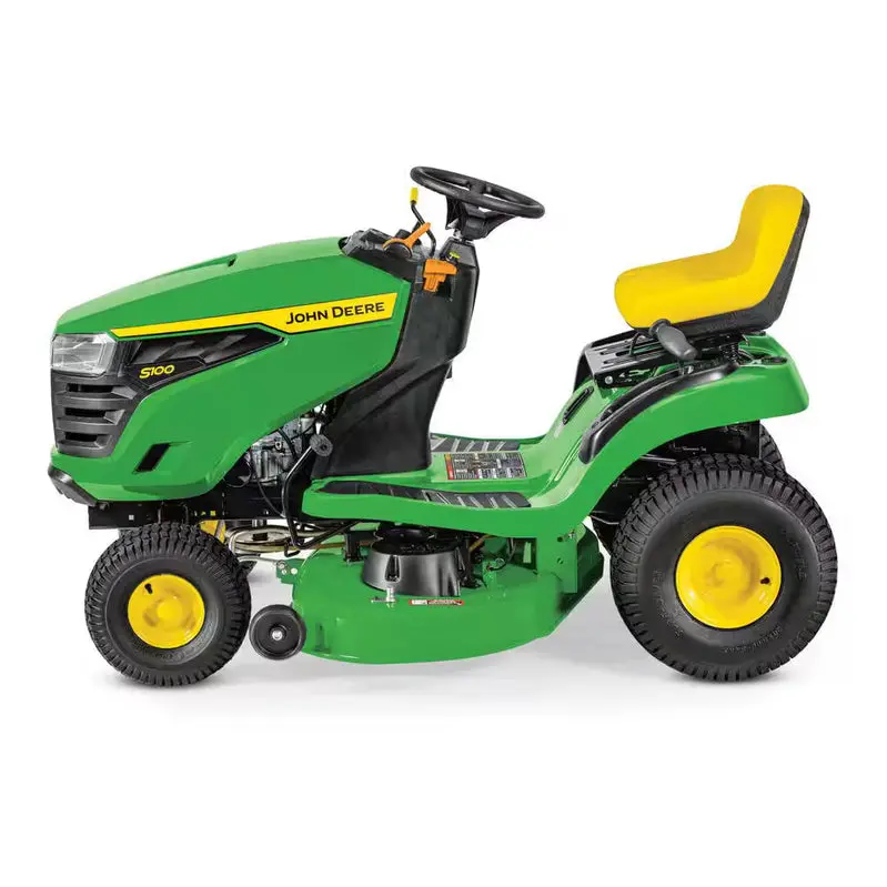 John Deere S100 Riding Lawn Mower – 42" Cutting Width, 17.5 HP V-Twin Gas Engine with Hydrostatic Drive