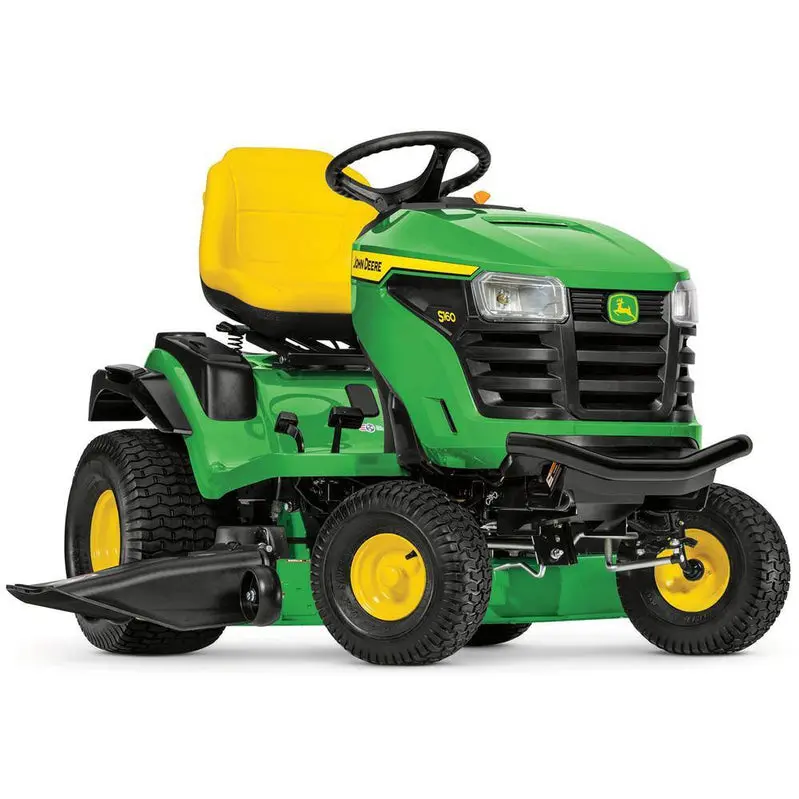John Deere S160 48-Inch Riding Lawn Tractor with 24 HP V-Twin Engine and Hydrostatic Transmission