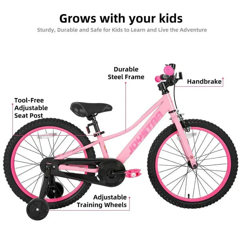 JOYSTAR NEO 20-Inch Kids’ Bicycle with Training Wheels – Ergonomic Seat and Intuitive Controls for Early Riders