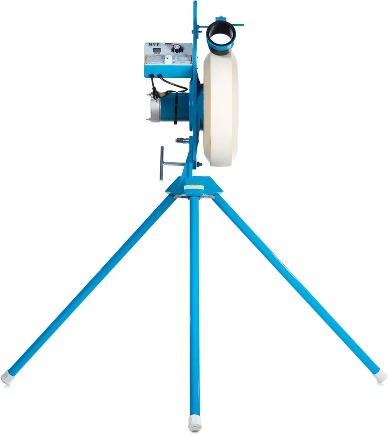 Jugs MVP Adjustable Baseball & Softball Pitching Machine – Up to 60 MPH, Training-Focused Delivery