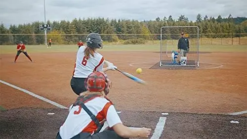 Jugs MVP Adjustable Baseball & Softball Pitching Machine – Up to 60 MPH, Training-Focused Delivery