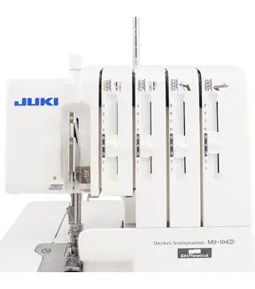 Juki MO-104D Industrial Overlock Sewing Machine – 4-Thread Serger with Differential Feed and High-Speed Operation