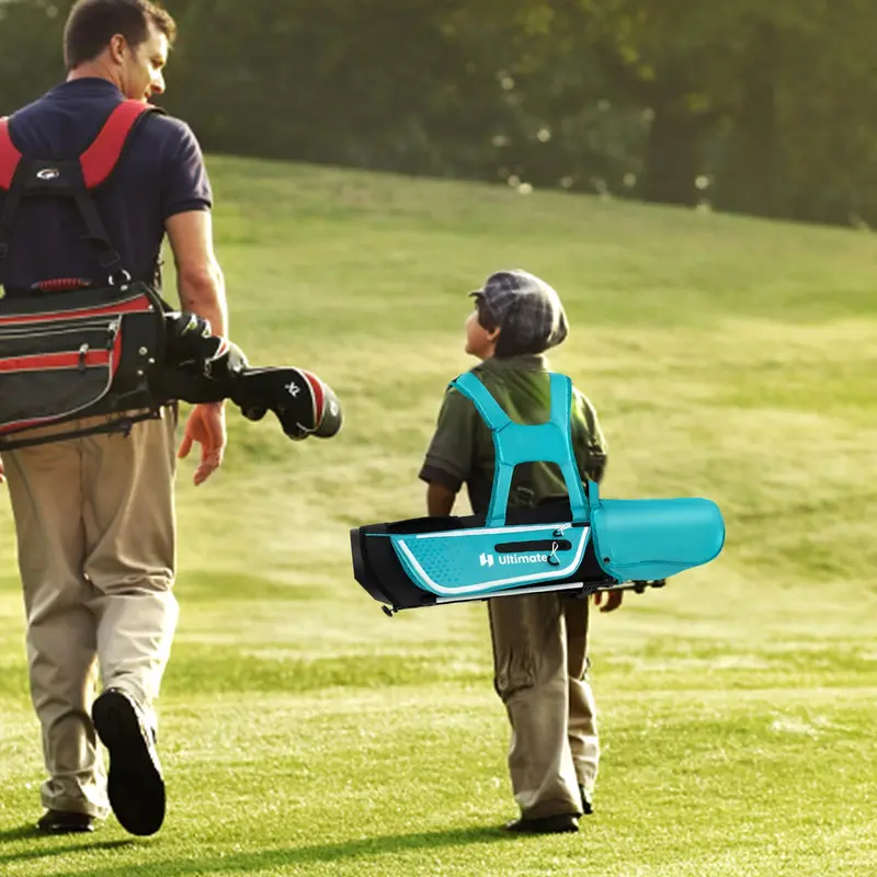 Junior Right-Handed Golf Set for Children – Includes Stand Bag and Waterproof Rain Hood 2