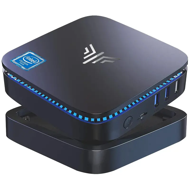 Kamrui AK1 Pro Mini PC – Intel Quad-Core Desktop Replacement with 12GB RAM & 256GB SSD