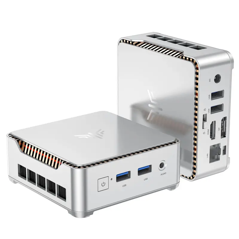 KAMRUI GK3Plus Mini PC – Compact Desktop Featuring 16GB RAM, 512GB M.2 SSD, and Versatile Home or Business Use