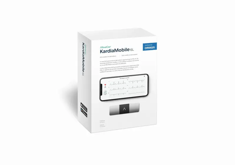 KardiaMobile 6L Personal EKG Device – FDA-Cleared 6-Lead Heart Monitor for Smartphone Integration