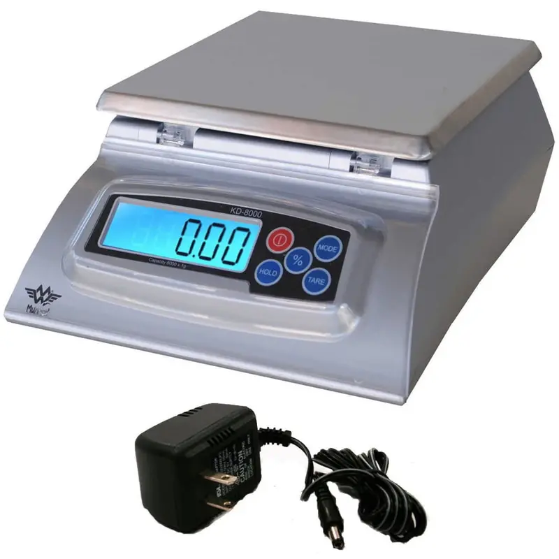 KD-8000 Digital Precision Scale – Dual-Use Kitchen and Craft Scale with AC Power Option and High-Resolution Display