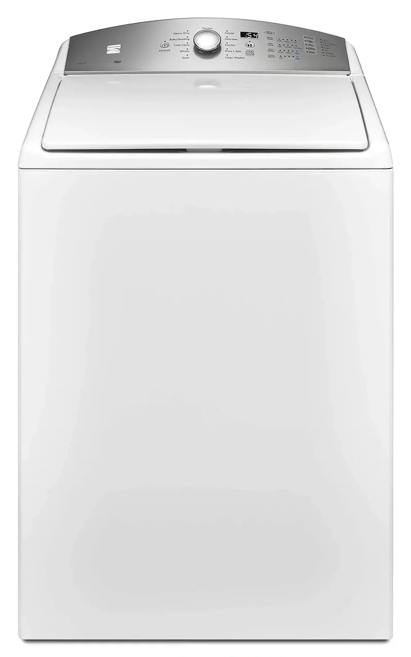 Kenmore 26132 Energy-Saving Top-Loading Washer – Agitator-Based White Washing Machine for Efficient Loads