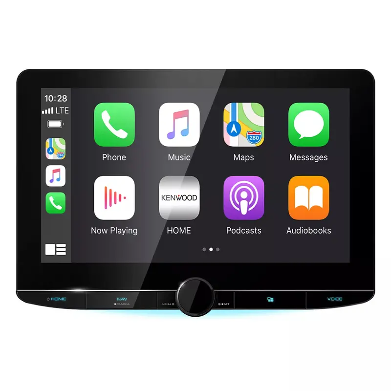 Kenwood eXcelon DNR1007XR In-Dash Car Stereo — 10.1-Inch HD Touchscreen, Built-in Navigation, Bluetooth and Wi-Fi Connectivity