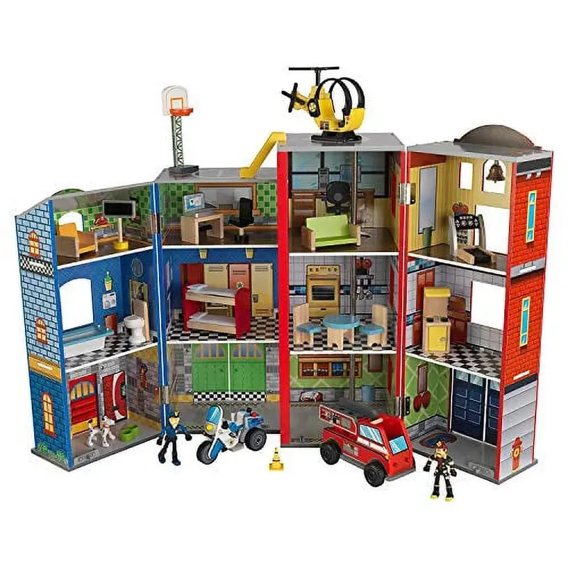 KidKraft Everyday Heroes Pretend Play Set – Immersive Role-Play Experience for Young Children