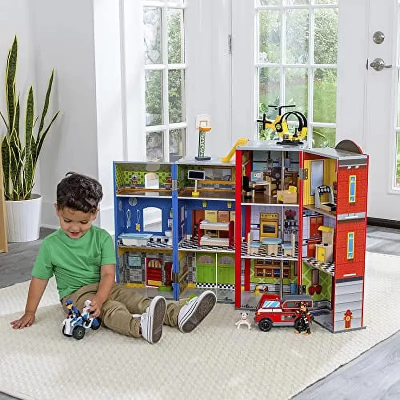 KidKraft Everyday Heroes Pretend Play Set – Immersive Role-Play Experience for Young Children