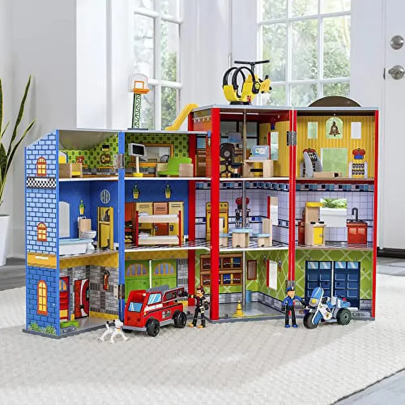 KidKraft Everyday Heroes Pretend Play Set – Immersive Role-Play Experience for Young Children
