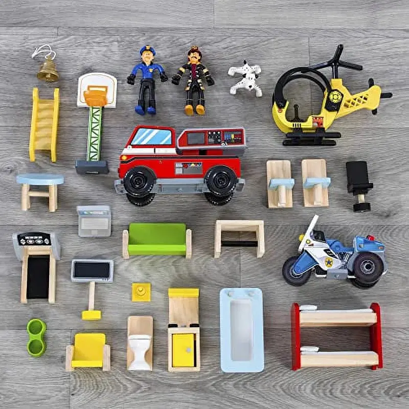 KidKraft Everyday Heroes Pretend Play Set – Immersive Role-Play Experience for Young Children