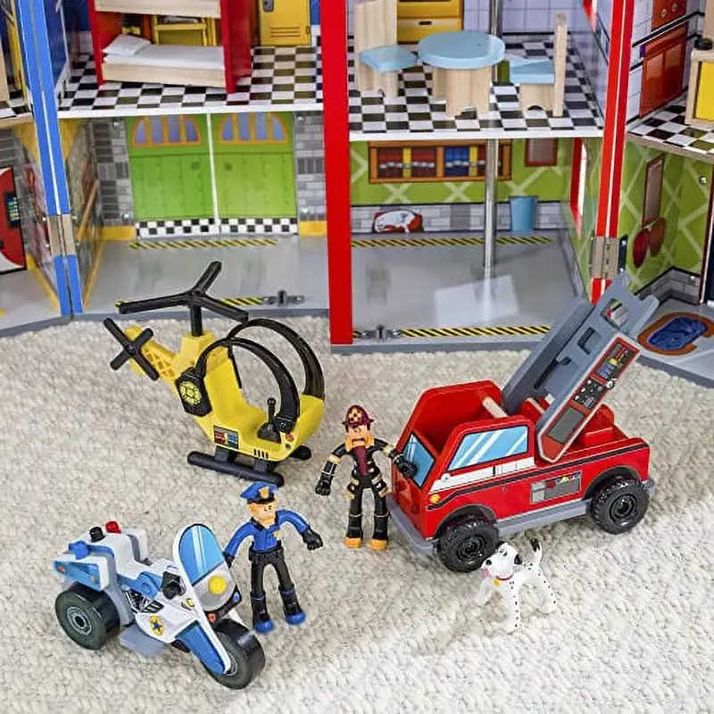 KidKraft Everyday Heroes Pretend Play Set – Immersive Role-Play Experience for Young Children