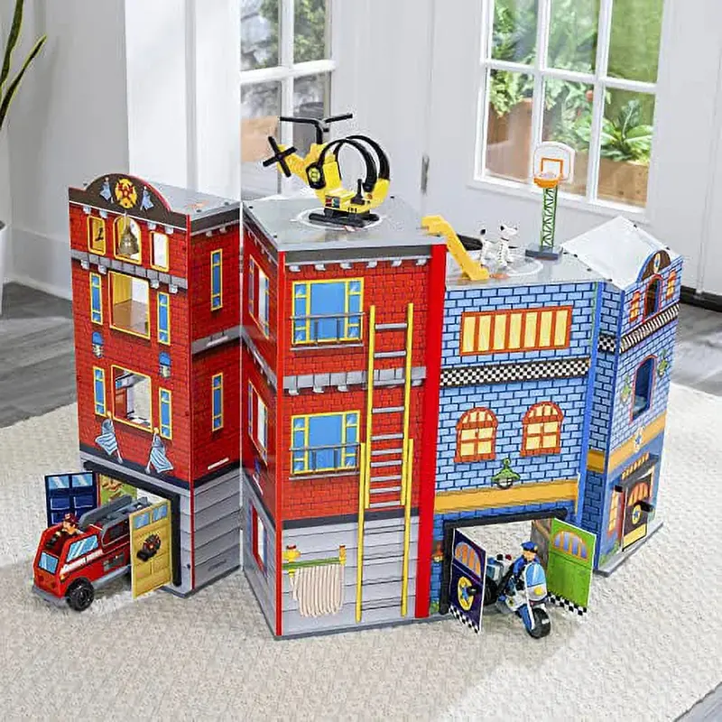 KidKraft Everyday Heroes Pretend Play Set – Immersive Role-Play Experience for Young Children
