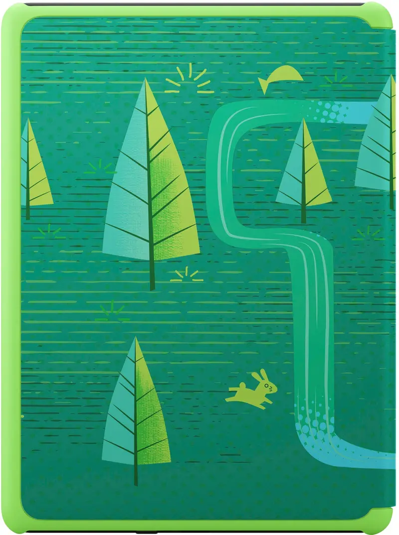 Kindle Paperwhite Kids Edition — 6.8" E-Reader with Bumper Case, 16GB Storage, Emerald Forest Color (2022–2023 Model)